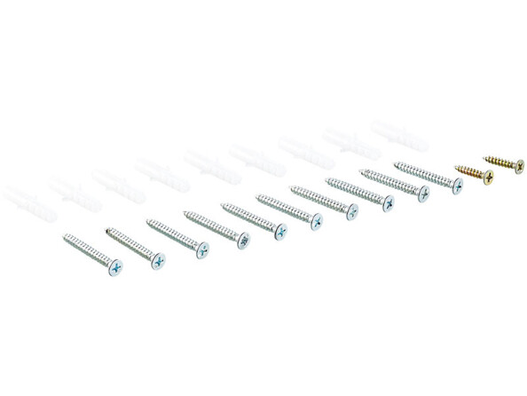 Visserie pour fixer l'étagère murale Carlo Milano avec tiroir secret.