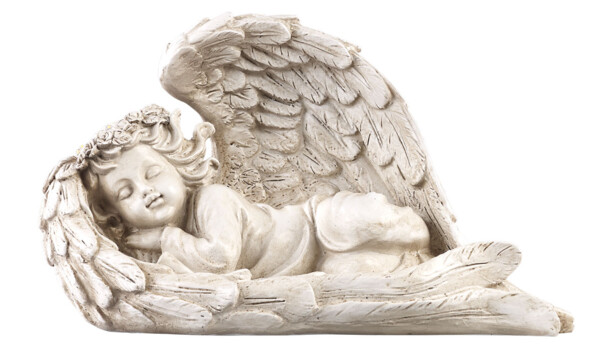 Ange solaire avec couronne LED par Lunartec