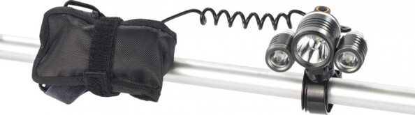 Lampe frontale rechargeable à 3 LED Cree IP44, 20 W