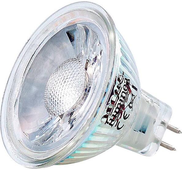 Lot de 4 spots à LED COB GU 5.3 - Blanc chaud