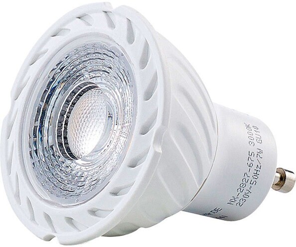 Lot de 4 spots à LED COB GU10 - Blanc chaud - High Power