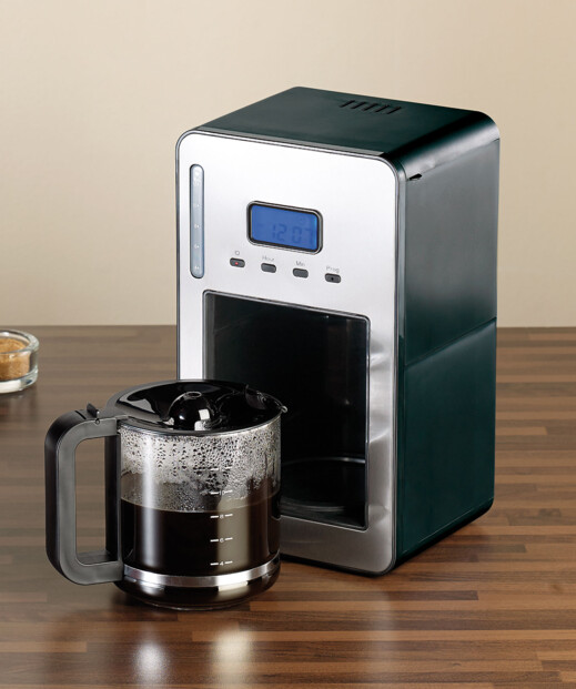 cafetiere electrique à filtres design forme rectangle avec programmateur rosenstein kf-316