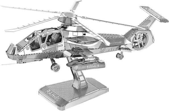 Maquette 3D en métal : Hélicoptère - 41 pièces