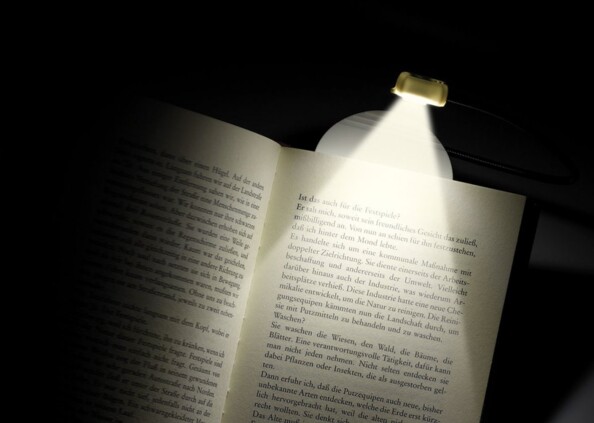 Mini lampe de lecture à clip