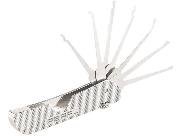 Outils de crochetage au format couteau de poche doté de 7 passe-partout pour différents types de porte