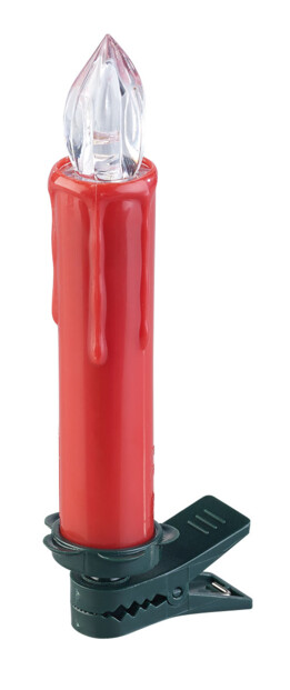 bougie à LED sans fil Rouge