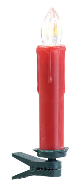 bougie à LED sans fil Rouge