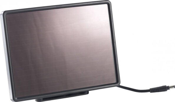 Projecteur à LED avec détecteur de mouvement et module solaire, IP44 - Noir