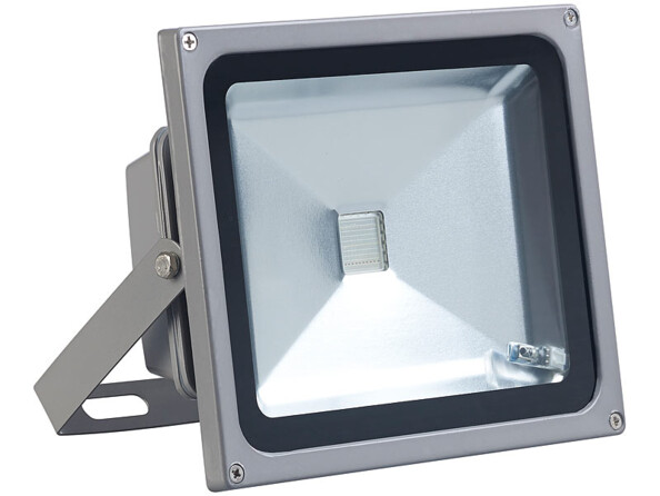 Projecteur d'extérieur 2400 lm / 30 W à LED RVB SMD et télécommande