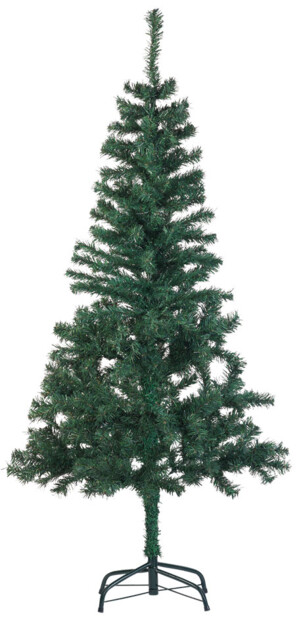 Sapin de Noël vert foncé avec 310 branches - 150 cm