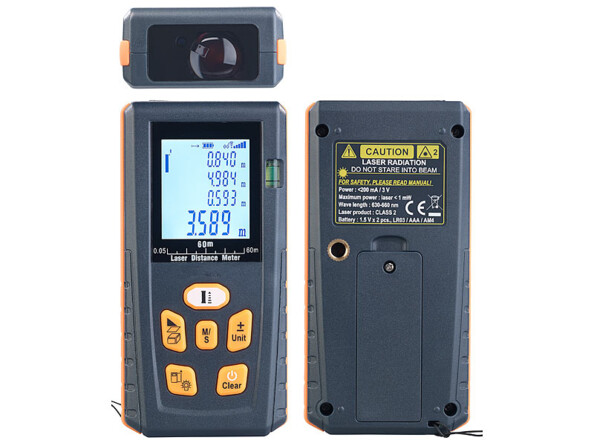 Télémètre laser connecté avec bluetooth et écran LCD (Reconditionné)