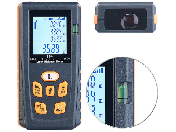 Télémètre laser connecté avec bluetooth et écran LCD (Reconditionné)