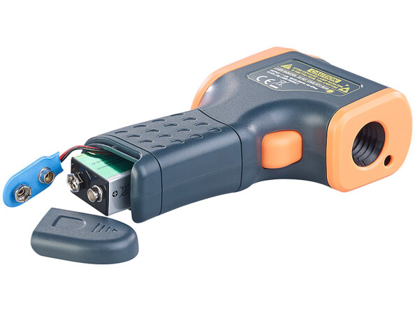 Capteur infrarouge : mesure rapide en moins d'1 s, activation par pression d'une touche