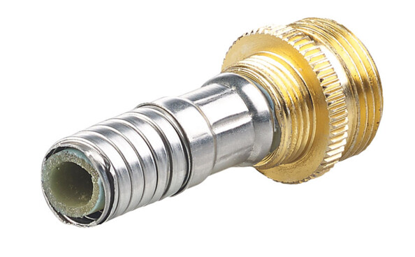 Tuyau d'arrosage extensible en acier avec pistolet 7 jets - 5 à 7,5 m