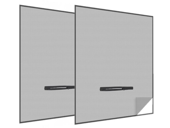 2 moustiquaires avec fermeture à glissière