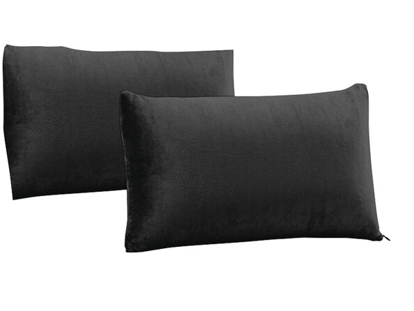 2 oreillers en mousse à mémoire de forme avec housse thermorégulatrice