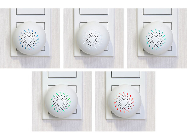 Alarme et passerelle connectée RC-200.mhz à brancher sur prise secteur.