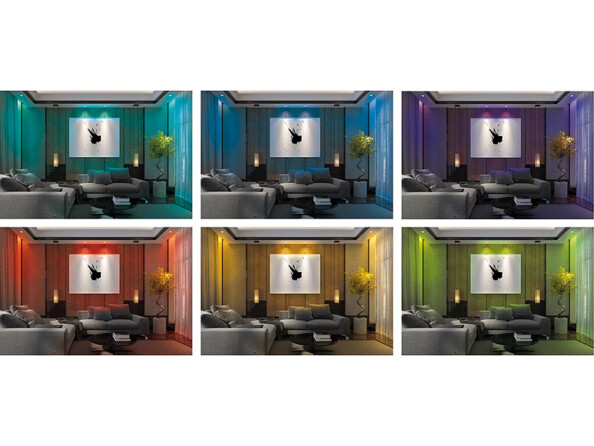 Ampoule LED RVB CCT connectée GU10 compatible Amazon Alexa et Google Assistant