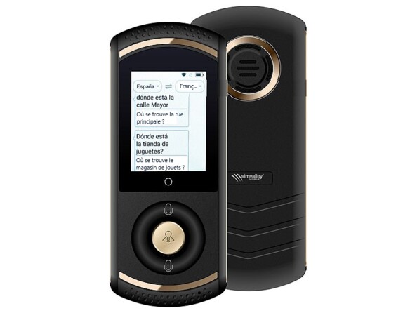 Appareil de traduction automatique en 75 langues par Simvalley Mobile.