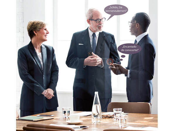 Appareil de traduction TTL-75 par Simvalley Mobile. Mise en situation.