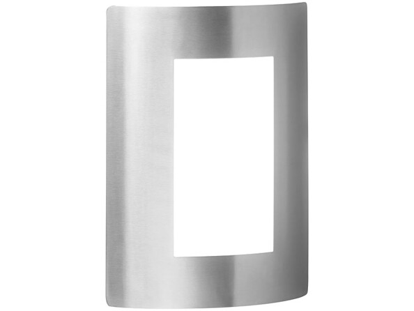 Applique murale argentée 10 W.