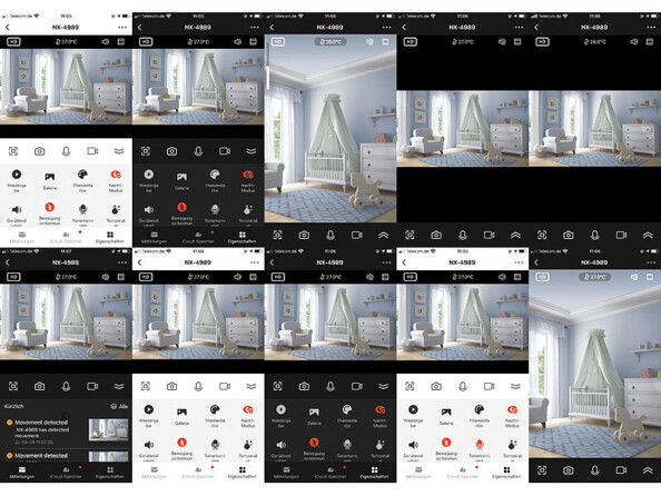 Application mobile connecté au Babyphone