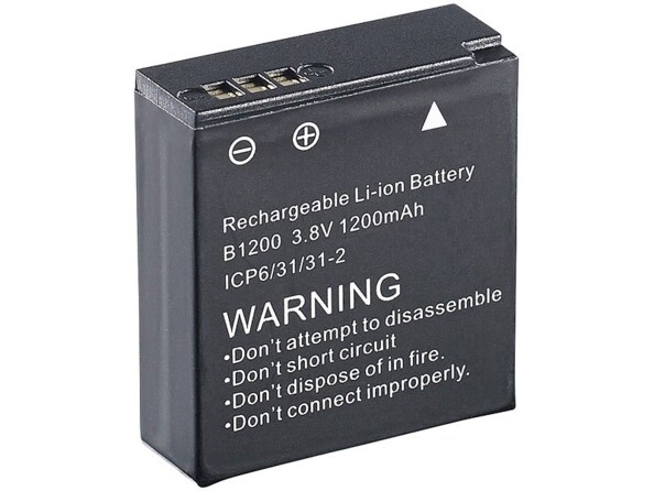 Batterie lithium-ion 1200 mAh pour caméra sport DV-850.wifi
