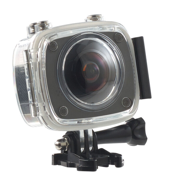 boitier antichoc etanche pour camera sport a vue 360 somikon dv-1936
