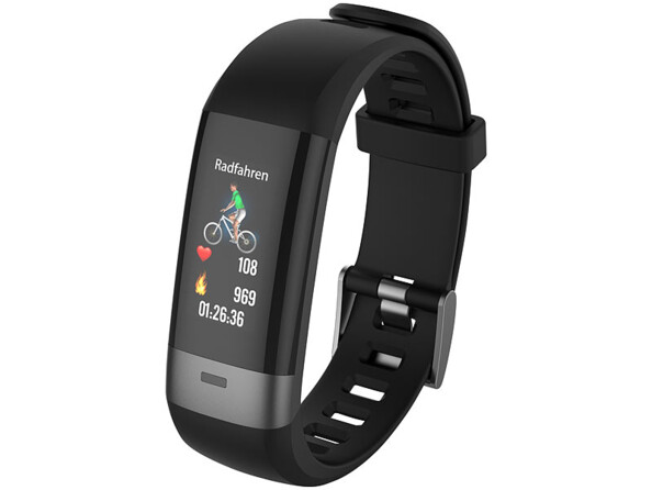 Bracelet fitness avec bluetooth, cardiofréquencemètre, tensiomètre "FBT-85"