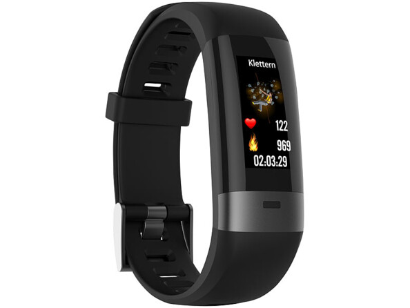Bracelet fitness avec bluetooth, cardiofréquencemètre, tensiomètre "FBT-85"