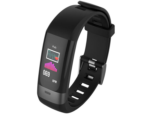 Bracelet fitness avec bluetooth, cardiofréquencemètre, tensiomètre "FBT-85"