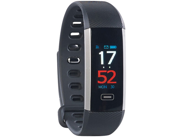 Bracelet fitness avec fonctions bluetooth, tensiomètre et cardiofréquencemètre FBT-62.BD