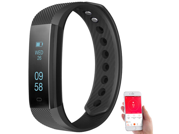 Bracelet fitness IP67 à écran OLED avec mesure du pouls FBT-45