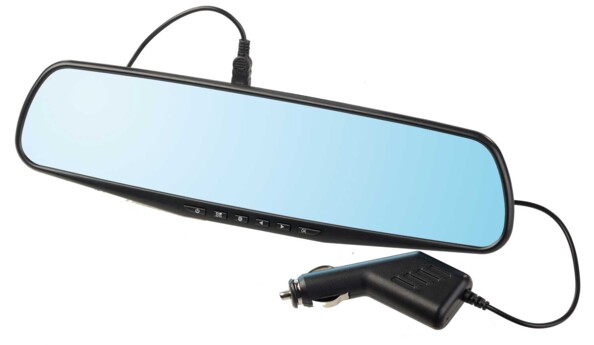 Caméra de bord et rétroviseur "NAV100.HD" avec détecteur de mouvement et écran