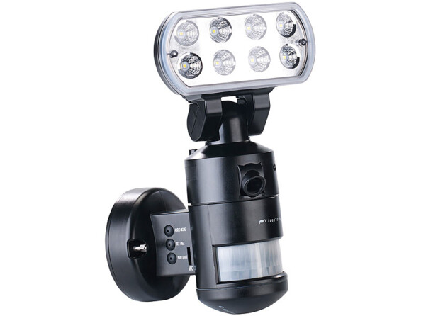 Caméra de surveillance avec projecteur LED - HD