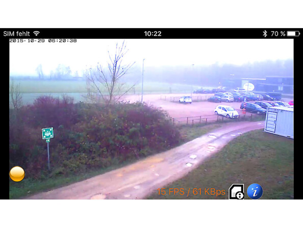 Caméra de surveillance avec projecteur LED - HD