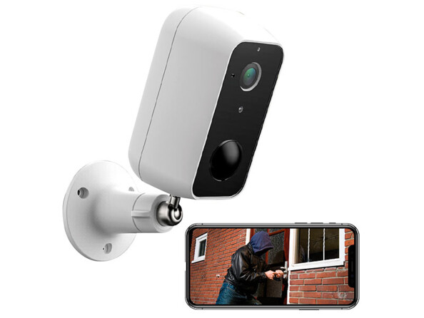 Caméra de surveillance connectée Full HD IPC-670. vue sur smartphone