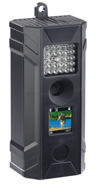 camera nature etanche avec support fixation murale et sangle de maintien pour arbres