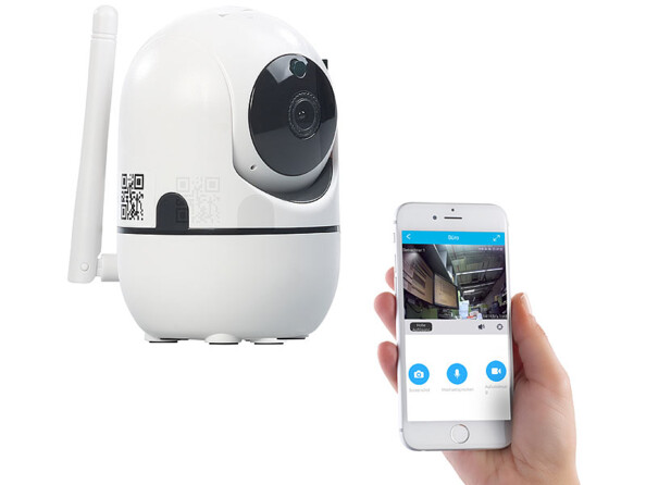 Caméra de surveillance IP HD connectée avec suivi de mouvement IPC-450.track