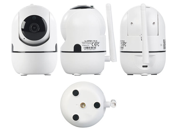 Caméra de surveillance IP HD connectée avec suivi de mouvement IPC-450.track