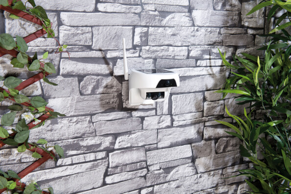 Caméra HD-IP avec batterie rechargeable et panneau solaire IPC-790.SOLAR