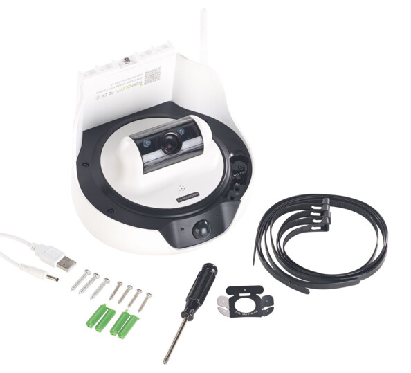 Caméra HD-IP avec batterie rechargeable et panneau solaire IPC-790.SOLAR