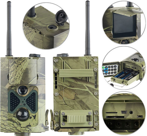 Caméra nature Full HD GSM WK-600.gsm avec détection de mouvement