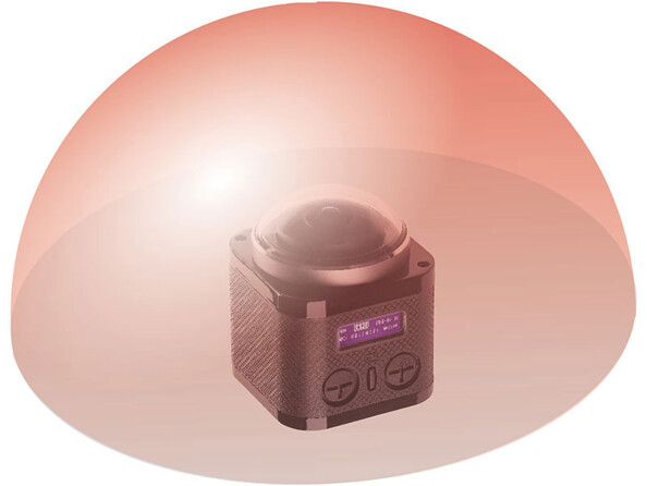 fixation casque de moto pour actioncam 4k avec vue panoramique 360