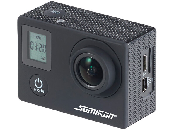 Caméra sport 4K avec 2 écrans LCD et capteur Sony 16 Mpx