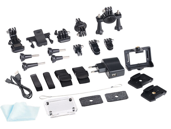 Caméra sport 4K avec 2 écrans LCD et capteur Sony 16 Mpx