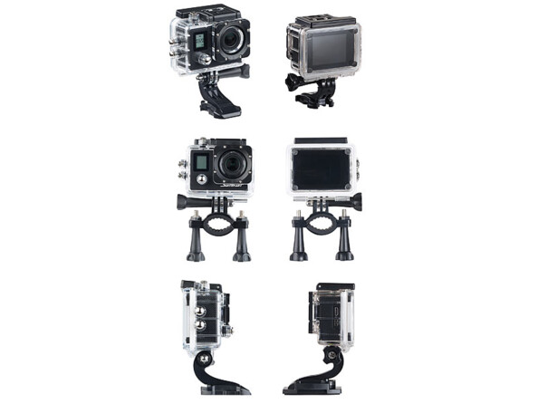 Caméra sport 4K avec 2 écrans LCD et capteur Sony 16 Mpx