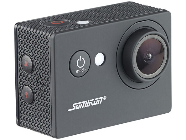 Caméra sport HD avec boîtier étanche et fonction webcam Somikon DV-1212