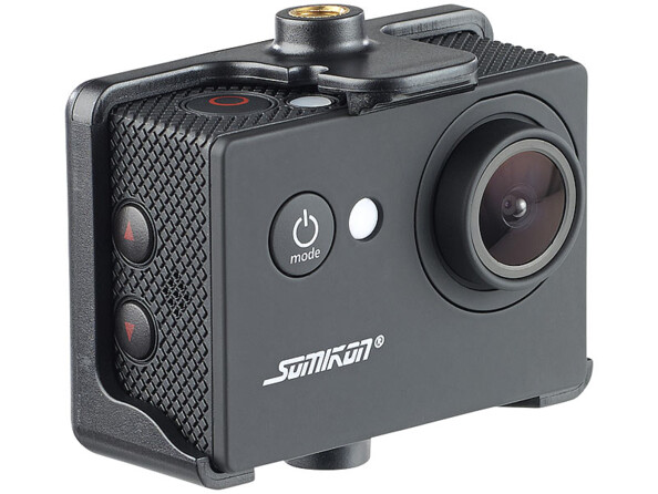 Caméra sport HD avec boîtier étanche et fonction webcam Somikon DV-1212