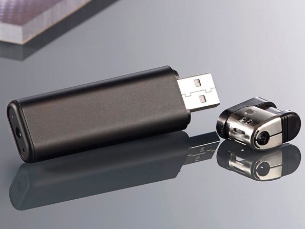 Caméra vidéo HD ''MC-1280'' design briquet, avec port MicroSD